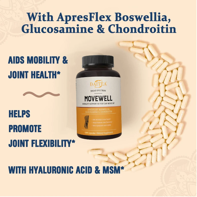 Daitea Glucosamine Chondroitin Improves Joint Mobility Healthy Contains Antioxidants Improves Joint Hydration and Wound Healing
Daitea Glucosamine Chondroitin Improves Joint Mobility Healthy Contains Antioxidants Improves Joint Hydration and Wound Healing