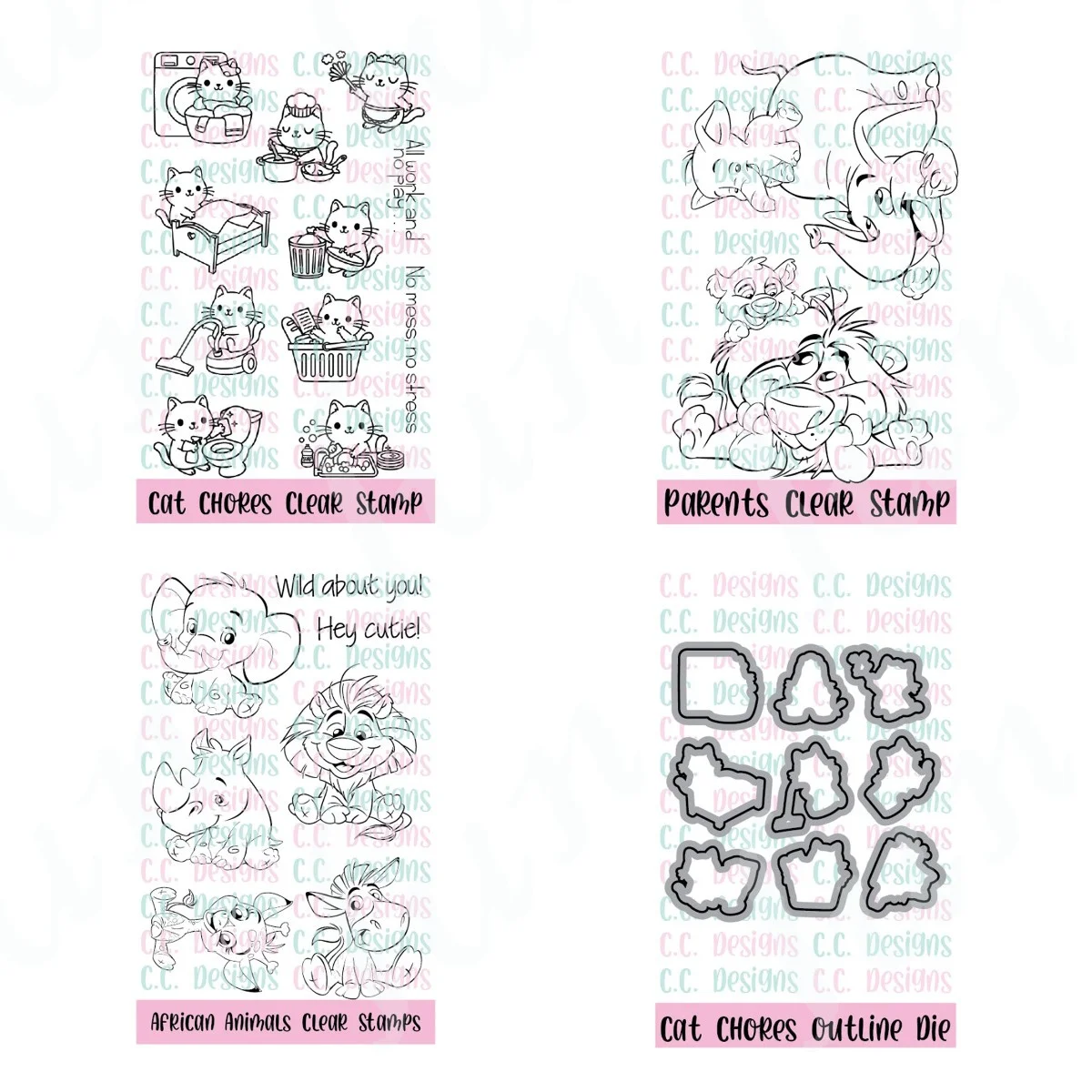 Animal Cat Clear Stamps Parents Metal Cutting Dies Outline Craft Stencils for DIY Scrapbooking Decoration Embossing Template
Animal Cat Clear Stamps Parents Metal Cutting Dies Outline Craft Stencils for DIY Scrapbooking Decoration Embossing Template