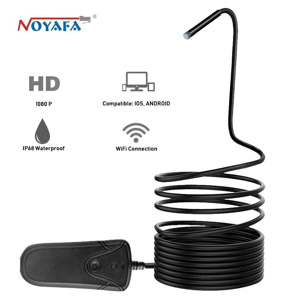 NOYAFA NF-Y130 Single Endoscope Camera HD Hard Cable Inspection Camera LED Borescope for Android PC Endoscope
NOYAFA NF-Y130 Single Endoscope Camera HD Hard Cable Inspection Camera LED Borescope for Android PC Endoscope