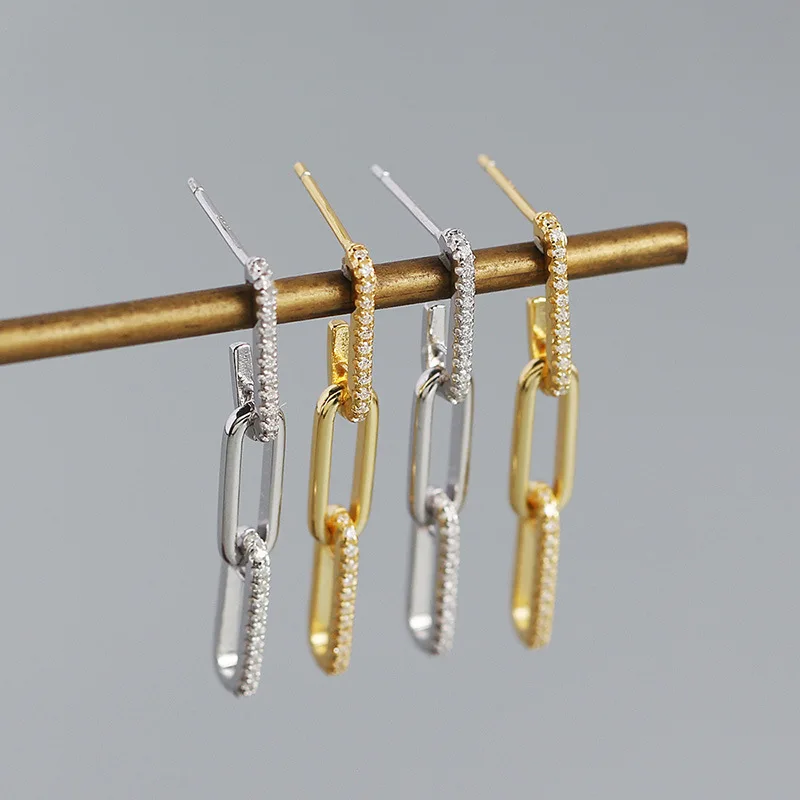 Exaggerated Punk Cool Girl Geometric Chain Long Tassel Earring Piercing Stud Earrings for Women Jewelry Female Aretes De Mujer
Exaggerated Punk Cool Girl Geometric Chain Long Tassel Earring Piercing Stud Earrings for Women Jewelry Female Aretes De Mujer