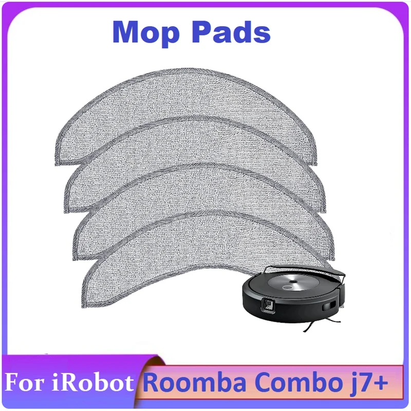 4 PCS Accessories Mop Pads For Irobot Roomba Combo J7+ Robot Vacuum Microfiber Washable Reusable Mopping Cloth
4 PCS Accessories Mop Pads For Irobot Roomba Combo J7+ Robot Vacuum Microfiber Washable Reusable Mopping Cloth