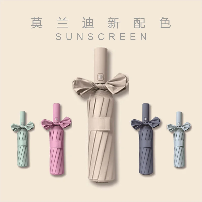 12 bone full-automatic umbrella men's large women's sun and rain dual-purpose sunshade and anti ultraviolet printed advertising
12 bone full-automatic umbrella men's large women's sun and rain dual-purpose sunshade and anti ultraviolet printed advertising