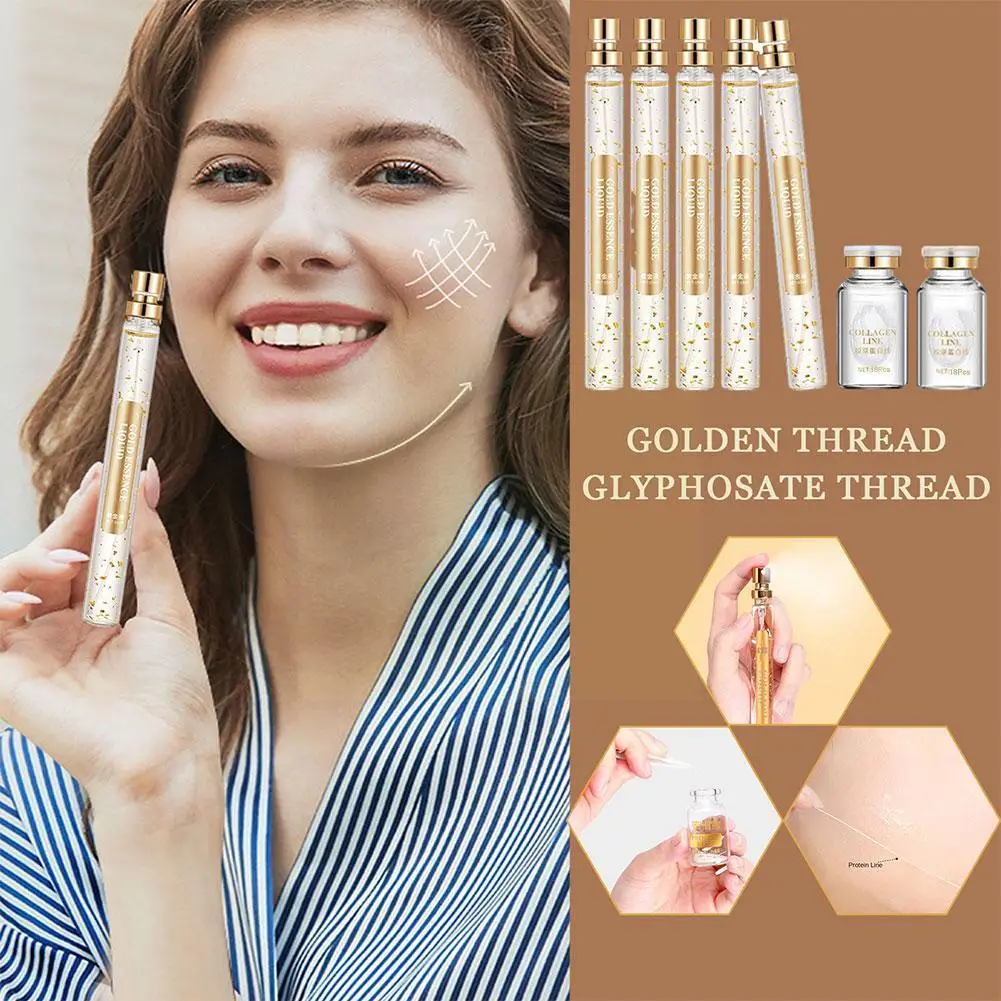 Soluble Protein Thread Gold Essence Combination 24k Lines Peptide Essence Line Fades Fine Protein Golden Gold Set Prot E5a6
Soluble Protein Thread Gold Essence Combination 24k Lines Peptide Essence Line Fades Fine Protein Golden Gold Set Prot E5a6