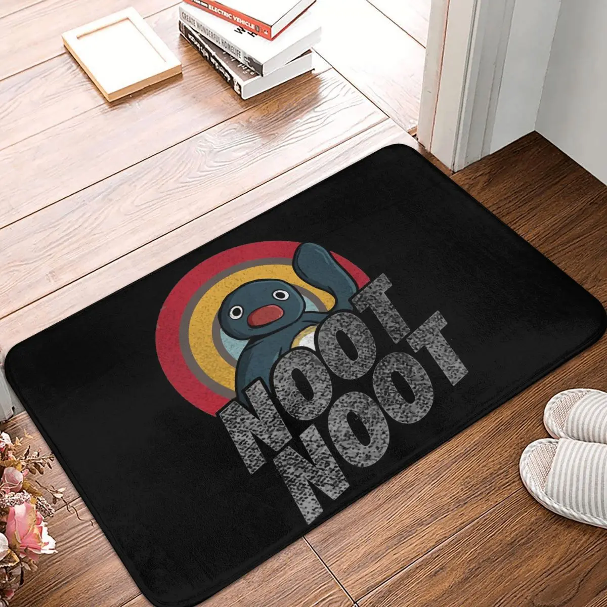 Pingu Pinga Clay Animation Non-slip Doormat Rainbow Circle Bath Bedroom Mat Outdoor Carpet Indoor Pattern Decor
Pingu Pinga Clay Animation Non-slip Doormat Rainbow Circle Bath Bedroom Mat Outdoor Carpet Indoor Pattern Decor