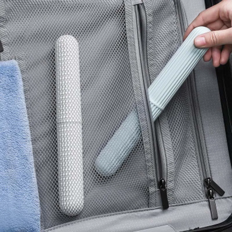 Portable Toothbrush Box Holder Cover Protect Holder Camping Toothbrush Case Bathroom Accessories Travel Storage Dust-proof Case
Portable Toothbrush Box Holder Cover Protect Holder Camping Toothbrush Case Bathroom Accessories Travel Storage Dust-proof Case