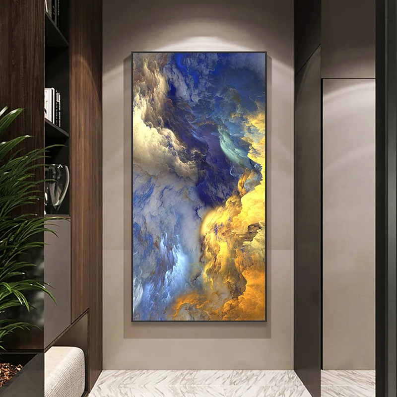 Nordic Abstract Cloud Mist Landscape Golden Blue Wall Art Canvas Posters and Prints Fantasy Paintings Pictures Living Room Decor
Nordic Abstract Cloud Mist Landscape Golden Blue Wall Art Canvas Posters and Prints Fantasy Paintings Pictures Living Room Decor