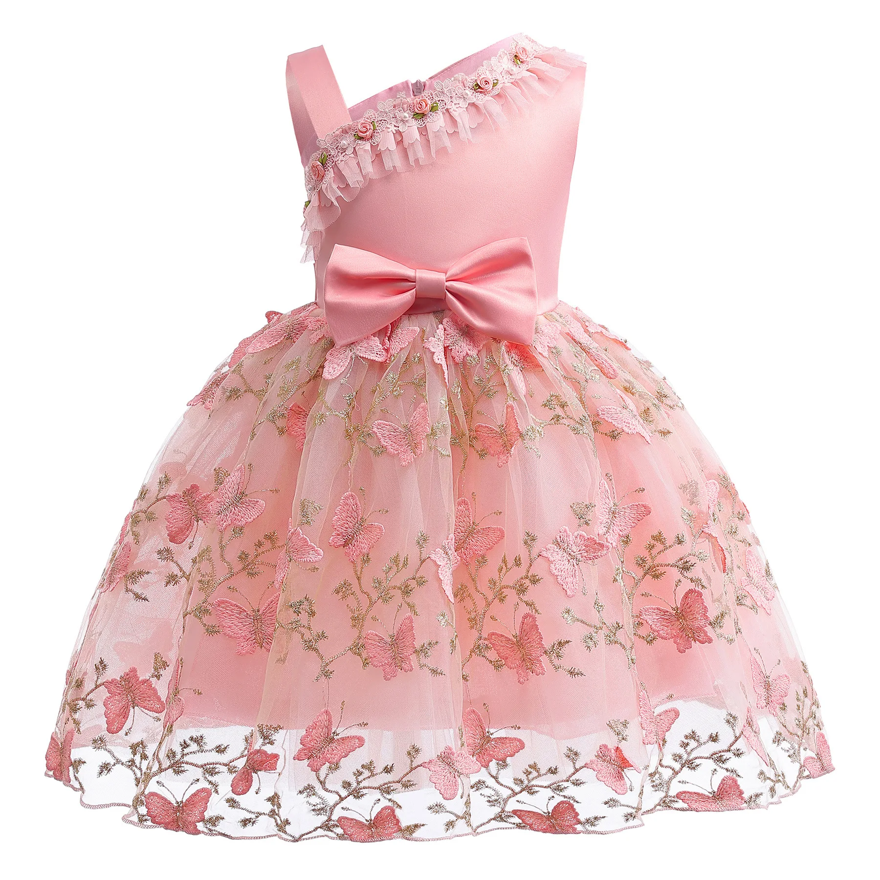Dress For Girls Princess Girls Dresses Bow Flower Pink Lace Solid Short Prom Wedding Party 2023 Summer New Costume Kids Clothes
Dress For Girls Princess Girls Dresses Bow Flower Pink Lace Solid Short Prom Wedding Party 2023 Summer New Costume Kids Clothes