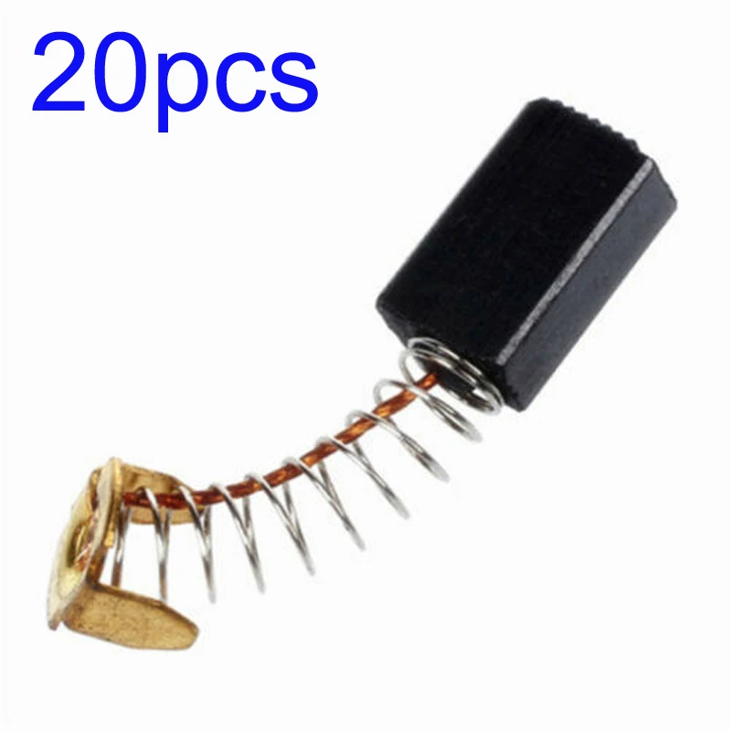 20pcs CB103 Electric Motor Carbon Brushes For Angle Grinder Handdrill 15x10x6mm Power Tool Accessories Replacement
20pcs CB103 Electric Motor Carbon Brushes For Angle Grinder Handdrill 15x10x6mm Power Tool Accessories Replacement