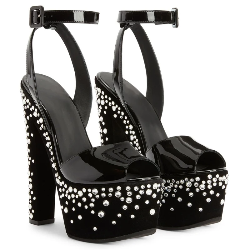 Full Diamond Super High Water Platform Sandals Round Toe Thick High Heel Fish Mouth Women's Shoes Ankle Buckle Sexy Sandals
Full Diamond Super High Water Platform Sandals Round Toe Thick High Heel Fish Mouth Women's Shoes Ankle Buckle Sexy Sandals