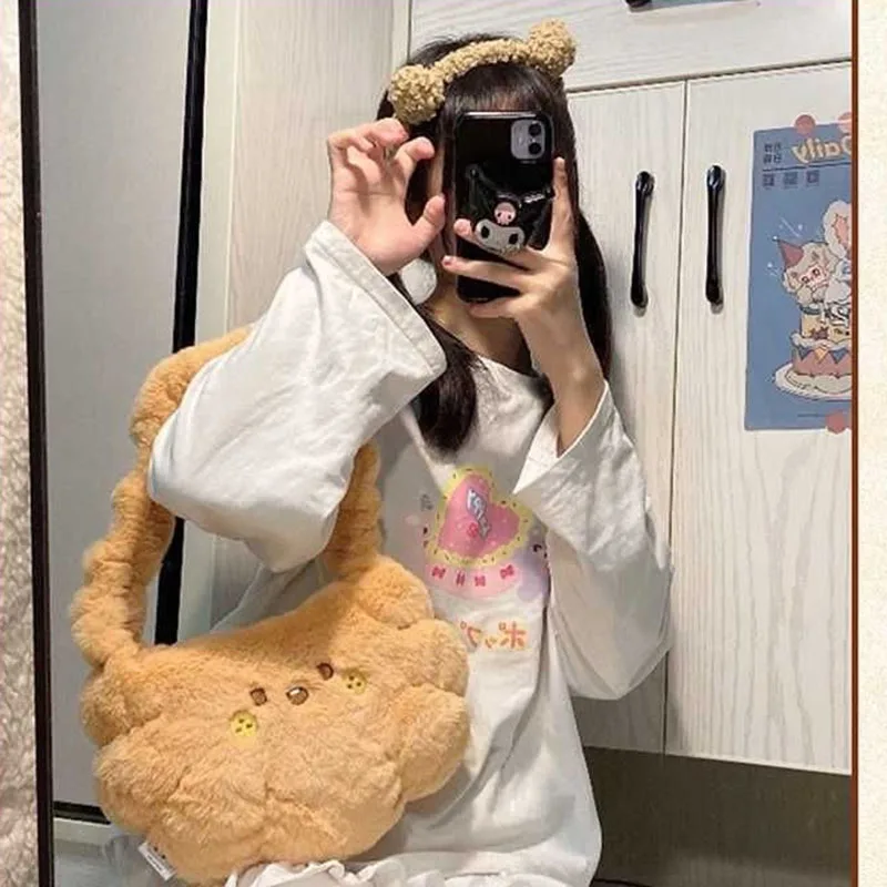 MBTI Lolita Embroidery Shoulder Bag for Women Jk Cute Casual Fluffy Simple Soft Plush Trend Purse Female Winter Underarm Bag
MBTI Lolita Embroidery Shoulder Bag for Women Jk Cute Casual Fluffy Simple Soft Plush Trend Purse Female Winter Underarm Bag