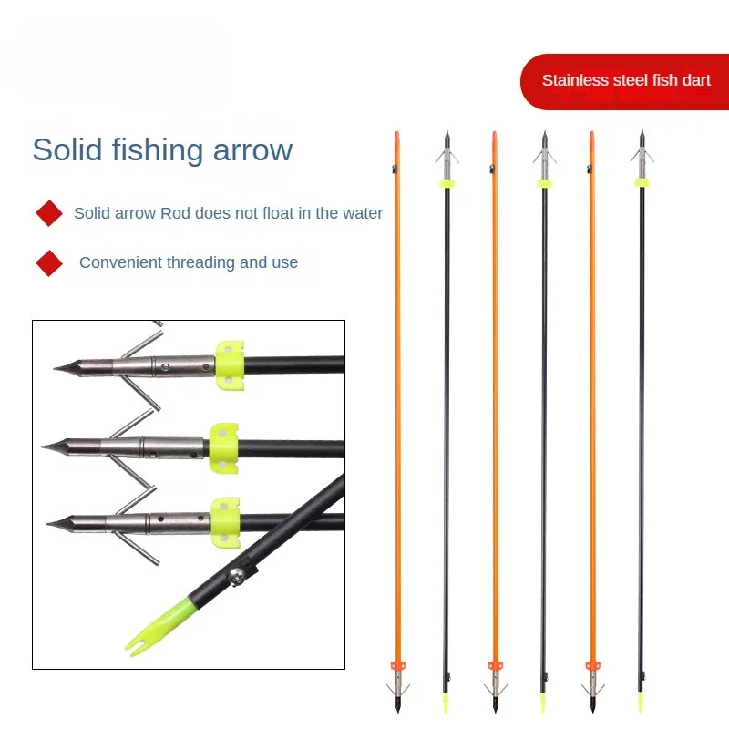 New Fishing Rod Special Fish Dart Arrow Black Flying Shark Darts Head for Slingshot Catapult Device Shooting Fish Hunting Tool
New Fishing Rod Special Fish Dart Arrow Black Flying Shark Darts Head for Slingshot Catapult Device Shooting Fish Hunting Tool