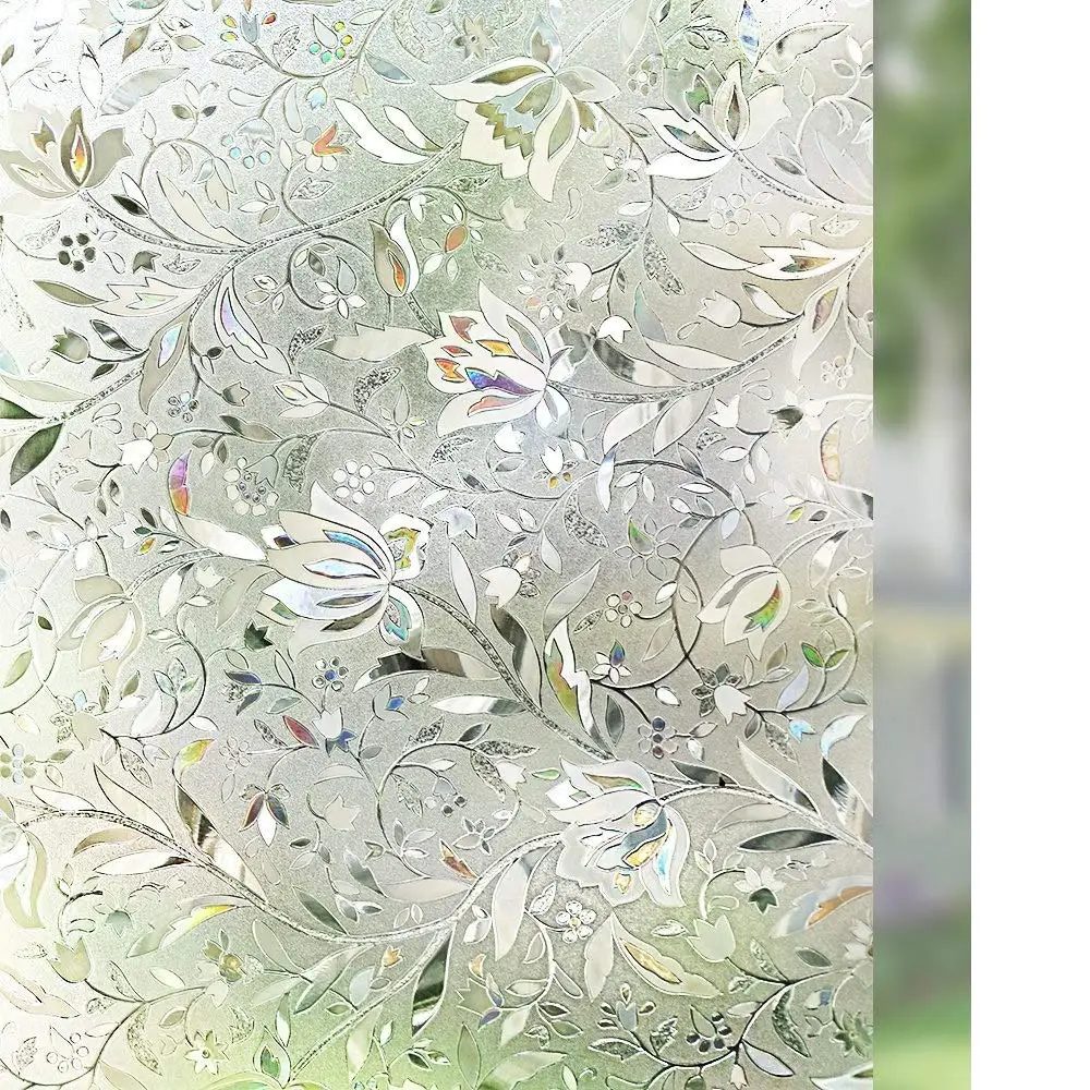High quality 60*200 cm Tulip pattern glass window film Privacy Decorative Self-adhesive Glass stickers Home decoration films
High quality 60*200 cm Tulip pattern glass window film Privacy Decorative Self-adhesive Glass stickers Home decoration films