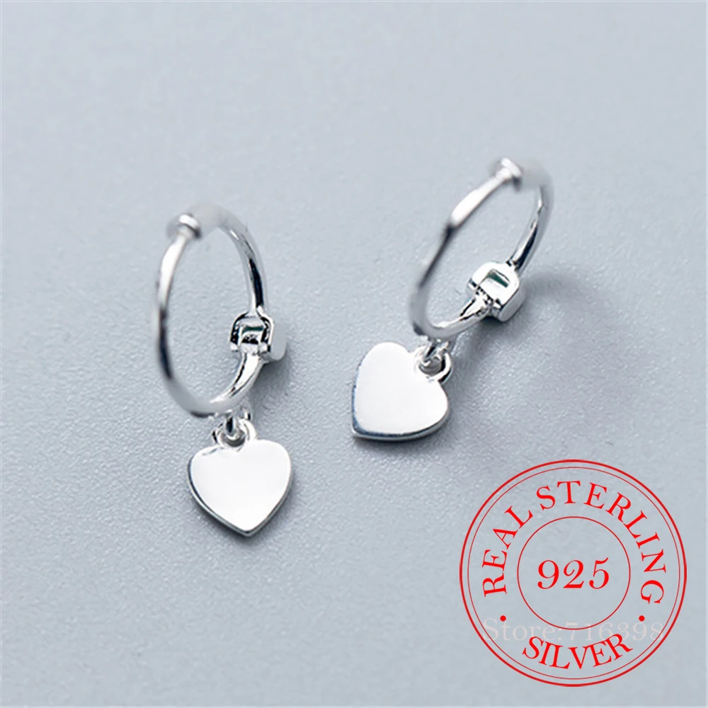 Womens Fashion 925 Sterling Silver Small Heart Earring Drop Earrings For Young Girls Teen Wedding Gift Jewelry Brincos
Womens Fashion 925 Sterling Silver Small Heart Earring Drop Earrings For Young Girls Teen Wedding Gift Jewelry Brincos
