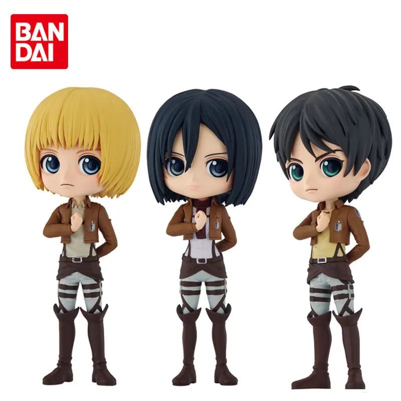 Фигурки героев аниме Bandai, фигурки героев, Оригинальные фигурки BANPRESTO Q, атака на титанов, Arlert Mikasa · Ackerman, Эрен джагер, коллекционные игрушки
Фигурки героев аниме Bandai, фигурки героев, Оригинальные фигурки BANPRESTO Q, атака на титанов, Arlert Mikasa · Ackerman, Эрен джагер, коллекционные игрушки