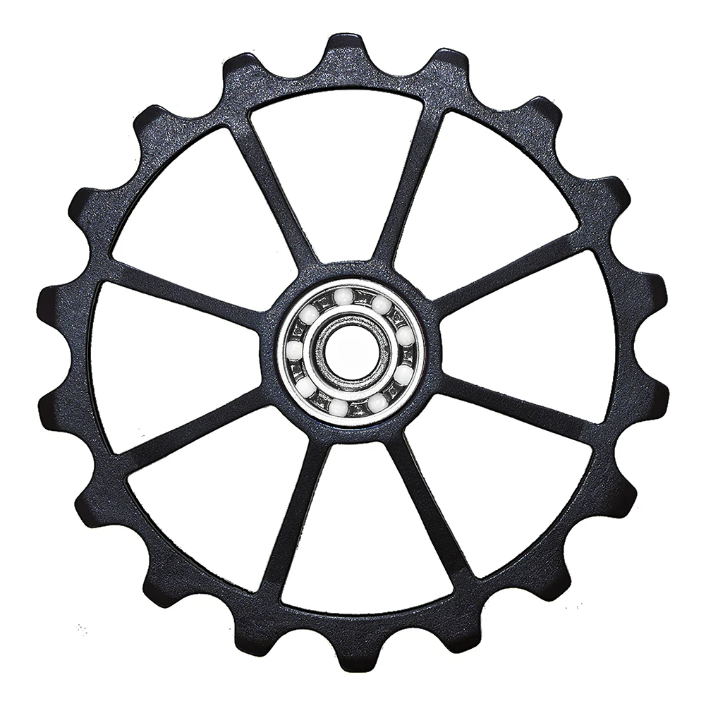 18T Bike Rear Derailleur Jockey Wheel Aluminum Alloy Ceramic Bearing Guide Wheel Pulley Roller Fit 4/5/6 mm Axis Bike Accessory
18T Bike Rear Derailleur Jockey Wheel Aluminum Alloy Ceramic Bearing Guide Wheel Pulley Roller Fit 4/5/6 mm Axis Bike Accessory