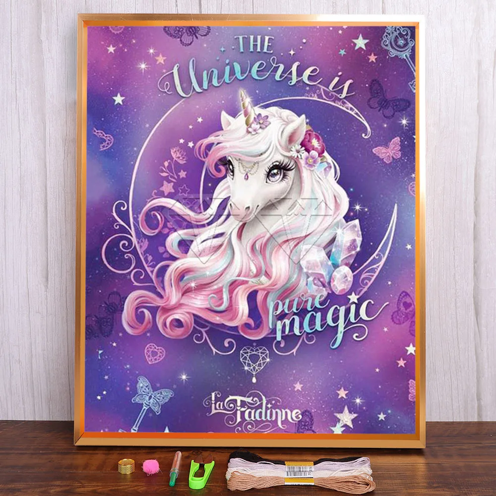 Cartoon Girl Unicorn Horse Tiger Printed 11CT Cross Stitch Full Kit DIY Embroidery DMC Threads Handmade Handiwork Mulina
Cartoon Girl Unicorn Horse Tiger Printed 11CT Cross Stitch Full Kit DIY Embroidery DMC Threads Handmade Handiwork Mulina