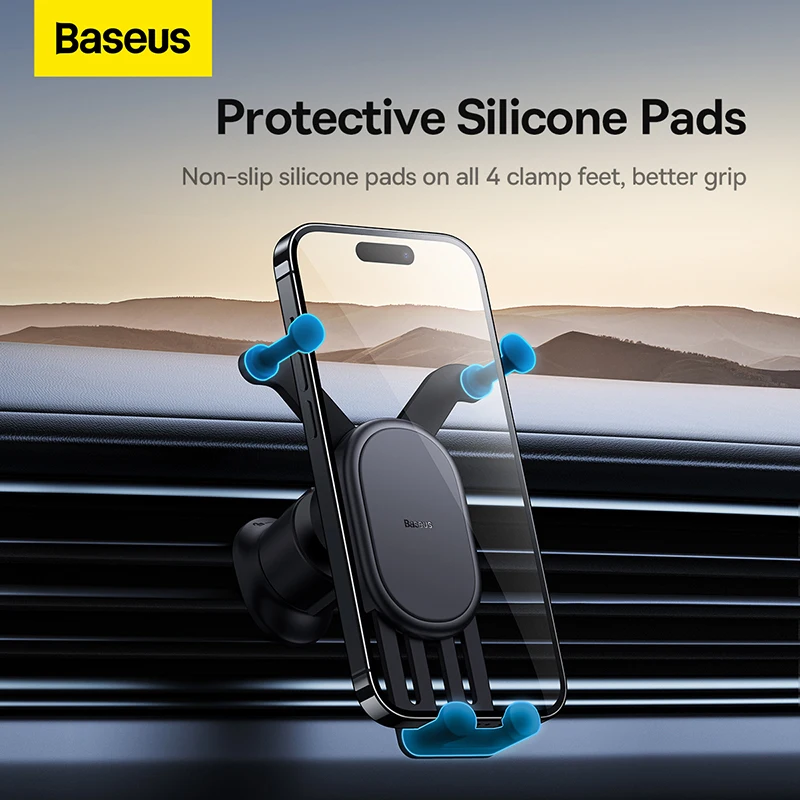 

Baseus Gravity Car Phone Holder Stand Auto Air Vent Mount Holder SmartPhone GPS Support For iPhone 14 13 12 Pro Max Samsung