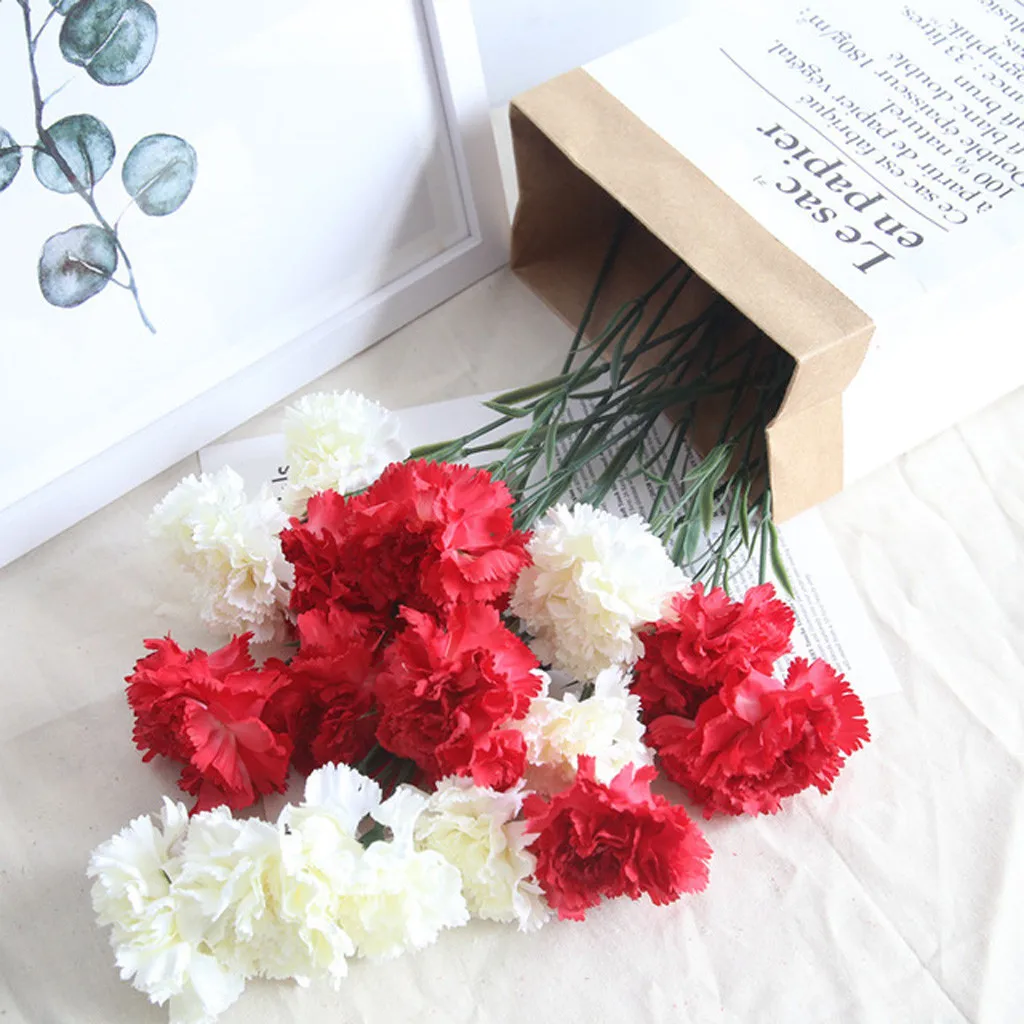 1pcs Artificial Flower Carnation 1~6 Head Peony Tea Bag Table Desk Decoration Fake Bouquet Wedding Banquet Floral Decoration
1pcs Artificial Flower Carnation 1~6 Head Peony Tea Bag Table Desk Decoration Fake Bouquet Wedding Banquet Floral Decoration