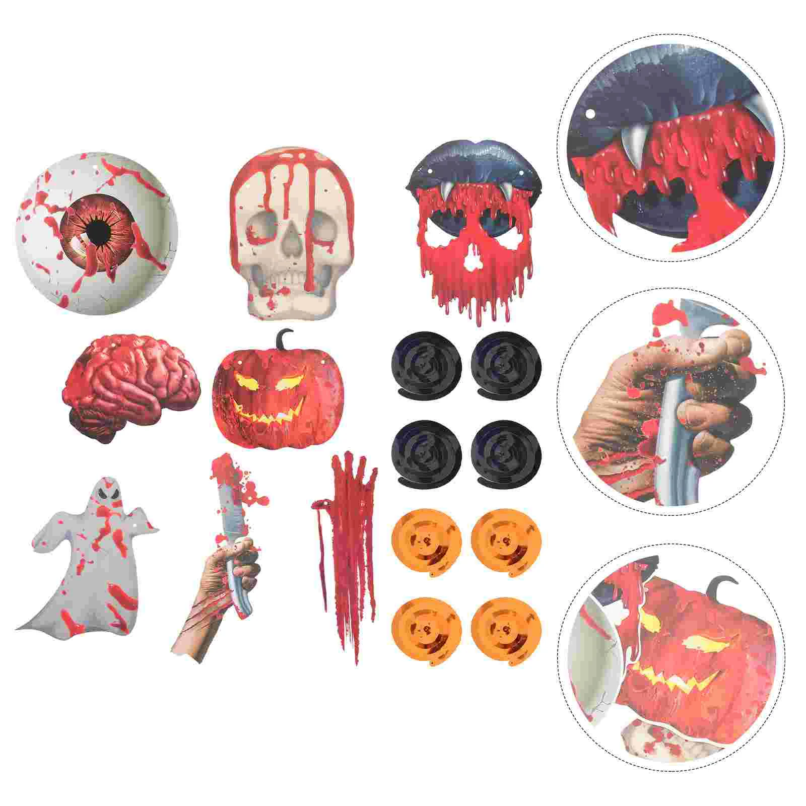 8 Pcs Ceiling Decorations Hanging Party Whirls Halloween Style Swirl Ornament Horror Supplies Paper Tree Topper
8 Pcs Ceiling Decorations Hanging Party Whirls Halloween Style Swirl Ornament Horror Supplies Paper Tree Topper