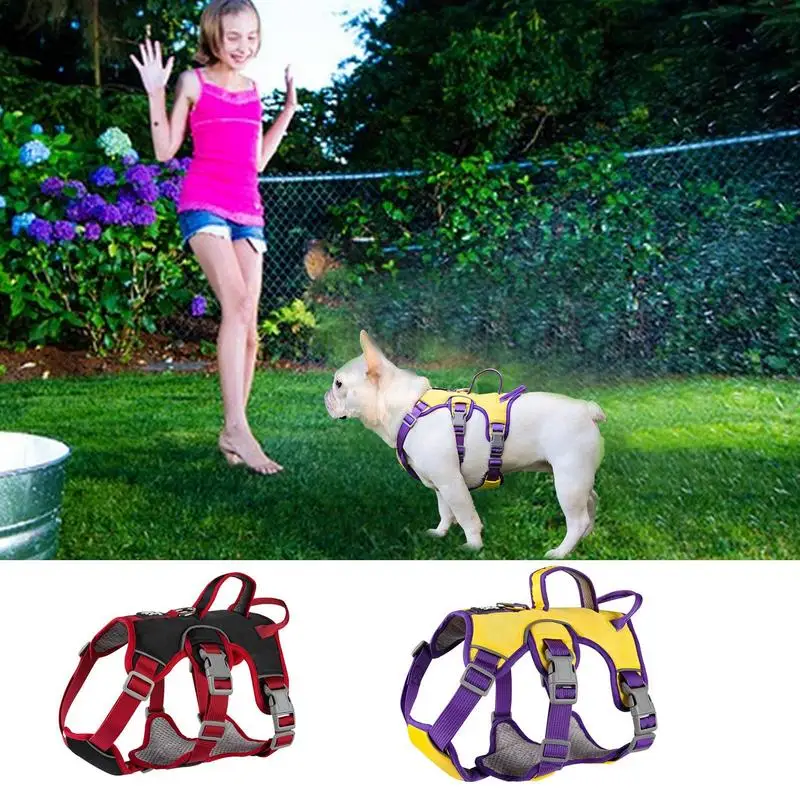 

Dog Harness Comfortable Reflective Pet Leash Vest Small Medium Large Dog Walking Lead Harness Anti Breakaway Design Pet Vest