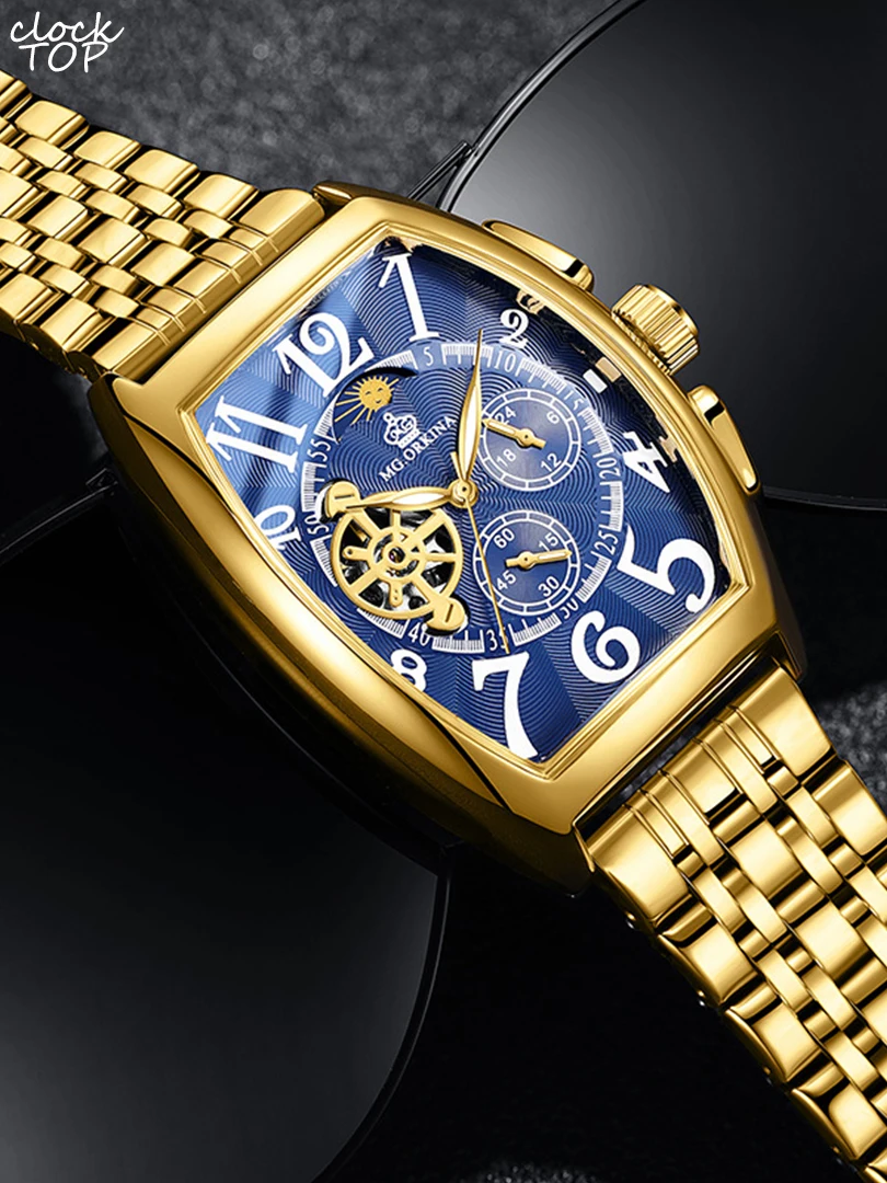 Full Automatic Watch for Men Luxury Mechanical Tonneau Wristwatch Male Black Gold Quality Relogio Masculino reloj para hombre
Full Automatic Watch for Men Luxury Mechanical Tonneau Wristwatch Male Black Gold Quality Relogio Masculino reloj para hombre