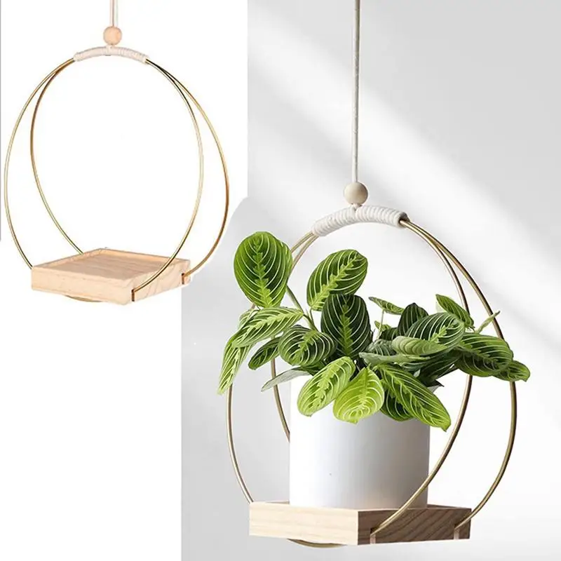 Plant Hangers Indoor Modern Decorative Flower Pot Holder With Wood Base For Outdoor Wall And Ceiling Bedroom Kitchen Window Home
Plant Hangers Indoor Modern Decorative Flower Pot Holder With Wood Base For Outdoor Wall And Ceiling Bedroom Kitchen Window Home