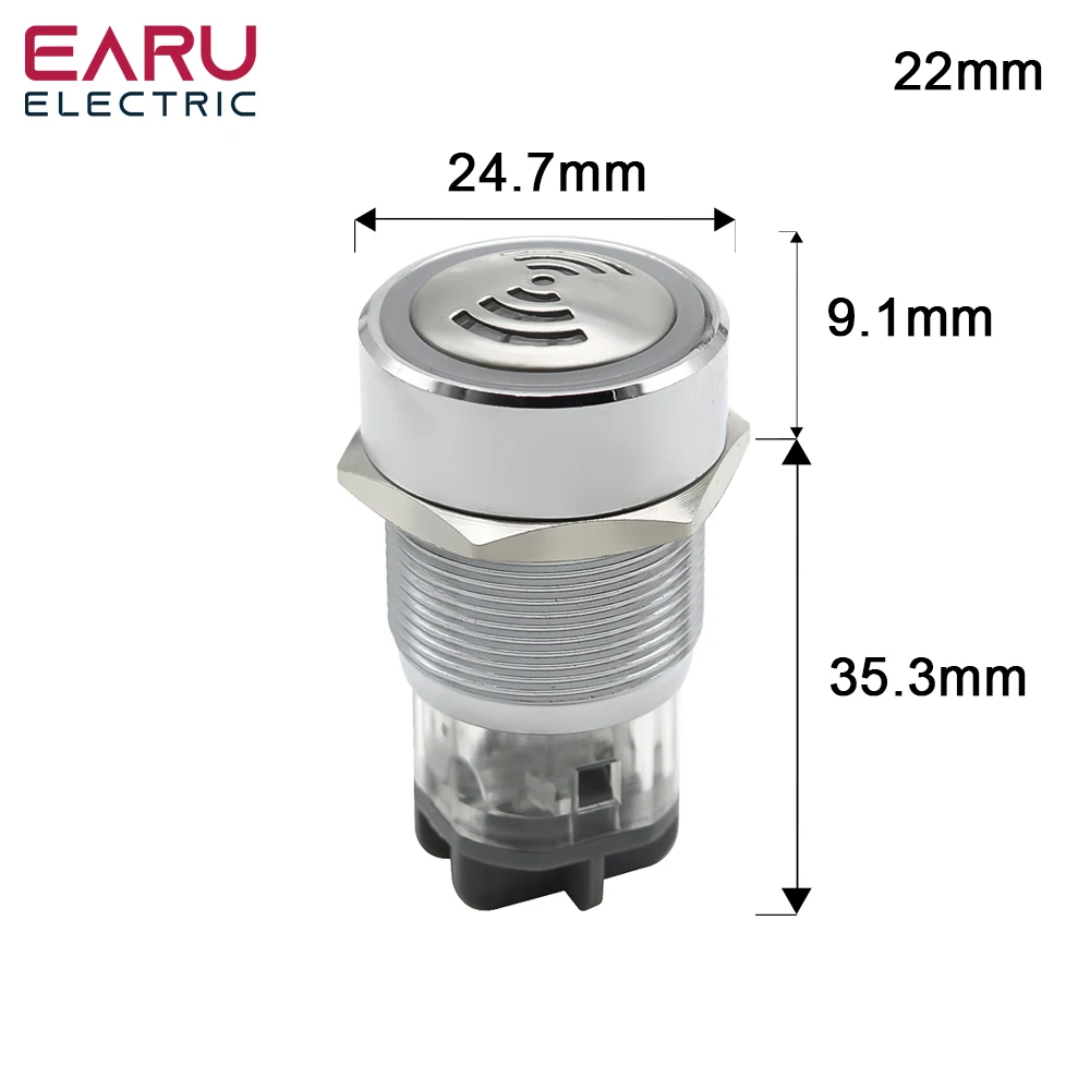 Водонепроницаемый звуковой световой сигнализатор EARUELECTRIC из нержавеющей стали 12В 24В
Водонепроницаемый звуковой световой сигнализатор EARUELECTRIC из нержавеющей стали 12В 24В