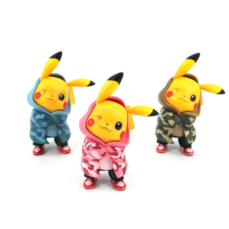 Pokemon Kawaii Camouflage Pikachu Action Figure Anime Cosplay Pocket Monsters Model Collectible Toys For Kids Boy Girl
Pokemon Kawaii Camouflage Pikachu Action Figure Anime Cosplay Pocket Monsters Model Collectible Toys For Kids Boy Girl