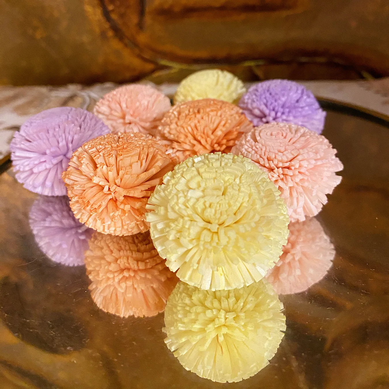 5pcs Home Fragrance Natural Sola Flower Hand Dried Flowers Dyed Chrysanthemum for Aromatherapy Diffusion Accessories
5pcs Home Fragrance Natural Sola Flower Hand Dried Flowers Dyed Chrysanthemum for Aromatherapy Diffusion Accessories