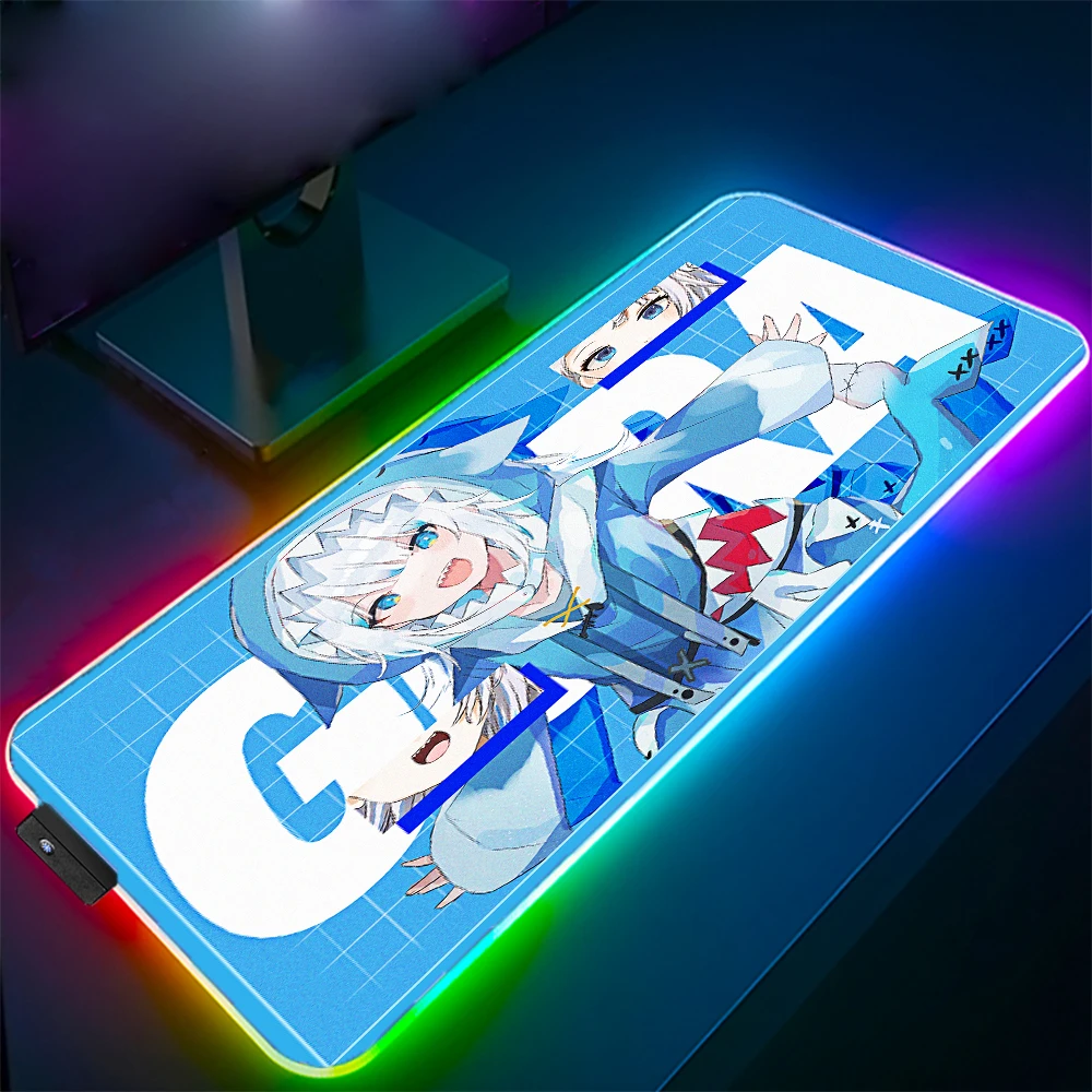 Anime Gawr Gura RGB Large 900*400 Rubber Gaming Mouse Pad LED Laptop Gaming Accessories Keyboard Anti-Slip Anime Mouse Pad Xxl
Anime Gawr Gura RGB Large 900*400 Rubber Gaming Mouse Pad LED Laptop Gaming Accessories Keyboard Anti-Slip Anime Mouse Pad Xxl
