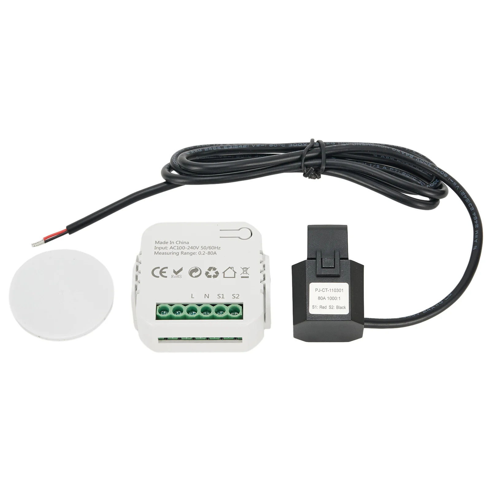 1pc Tuya Smart Life WiFi Energy Meter 80A With Clamp CT Track Household Power Consumption App KWh Electricity Meters Spare Parts
1pc Tuya Smart Life WiFi Energy Meter 80A With Clamp CT Track Household Power Consumption App KWh Electricity Meters Spare Parts
