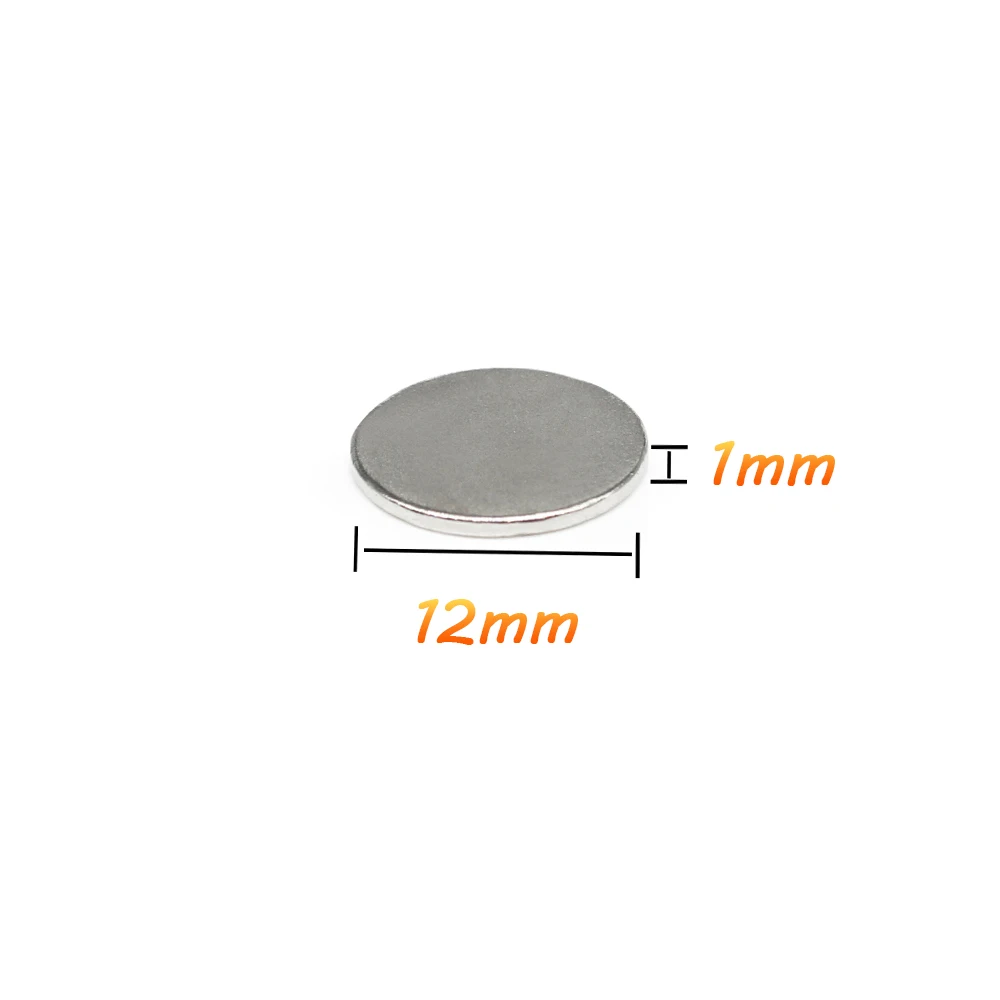 

20/50/100/200/300/500PCS 12x1 Round Strong Powerful Magnets N35 Permanent Neodymium Magnet Disc 12x1mm 12*1 Thin Search Magnet
