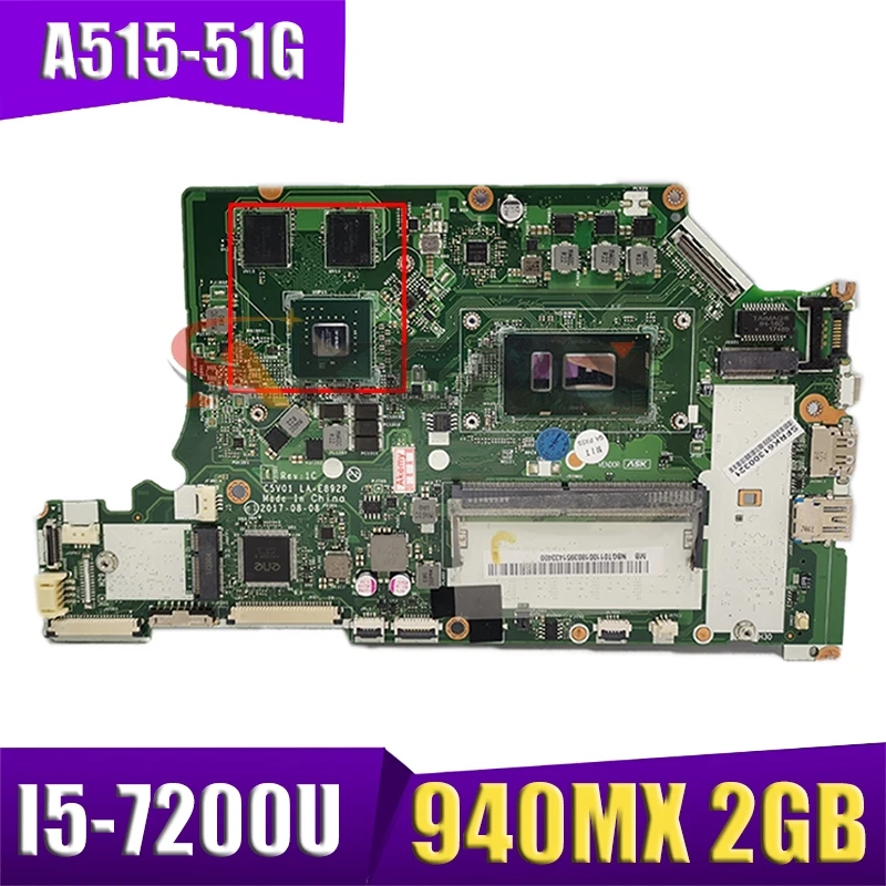 C5V01 оригинальная материнская плата для ноутбука ACER Nexus, системная плата для ноутбука: Φ 940MX 2 ГБ 100% ТЕСТ ОК, материнская плата
C5V01 оригинальная материнская плата для ноутбука ACER Nexus, системная плата для ноутбука: Φ 940MX 2 ГБ 100% ТЕСТ ОК, материнская плата