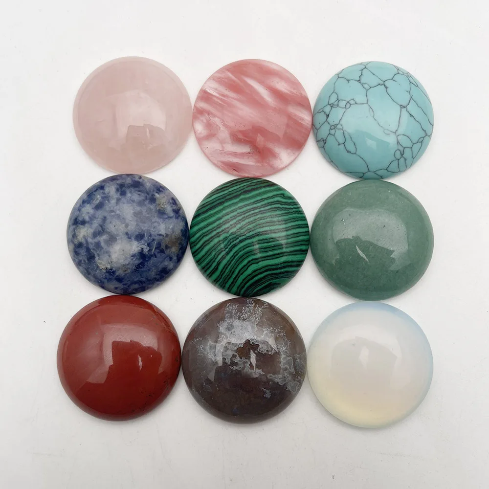 fashion 10PC good quality natural stone 30mm mixed round cabochon beads for jewelry new charm Accessories making free shipping
fashion 10PC good quality natural stone 30mm mixed round cabochon beads for jewelry new charm Accessories making free shipping