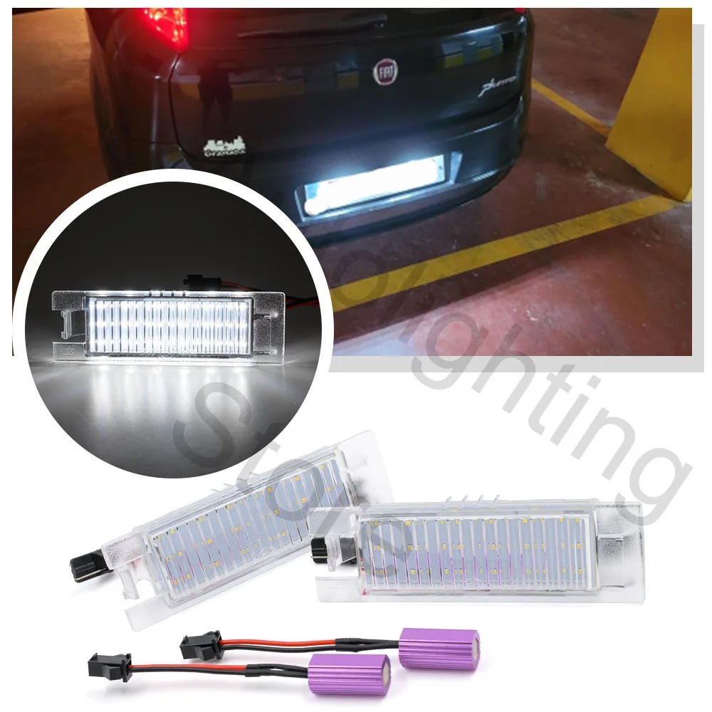 2PCS LED Number License Plate Lights For Fiat Tipo 356 Doblo 500L Multipla 186 Marea 185 Seicento 187 Punto 188/188AX 1999-2018
2PCS LED Number License Plate Lights For Fiat Tipo 356 Doblo 500L Multipla 186 Marea 185 Seicento 187 Punto 188/188AX 1999-2018