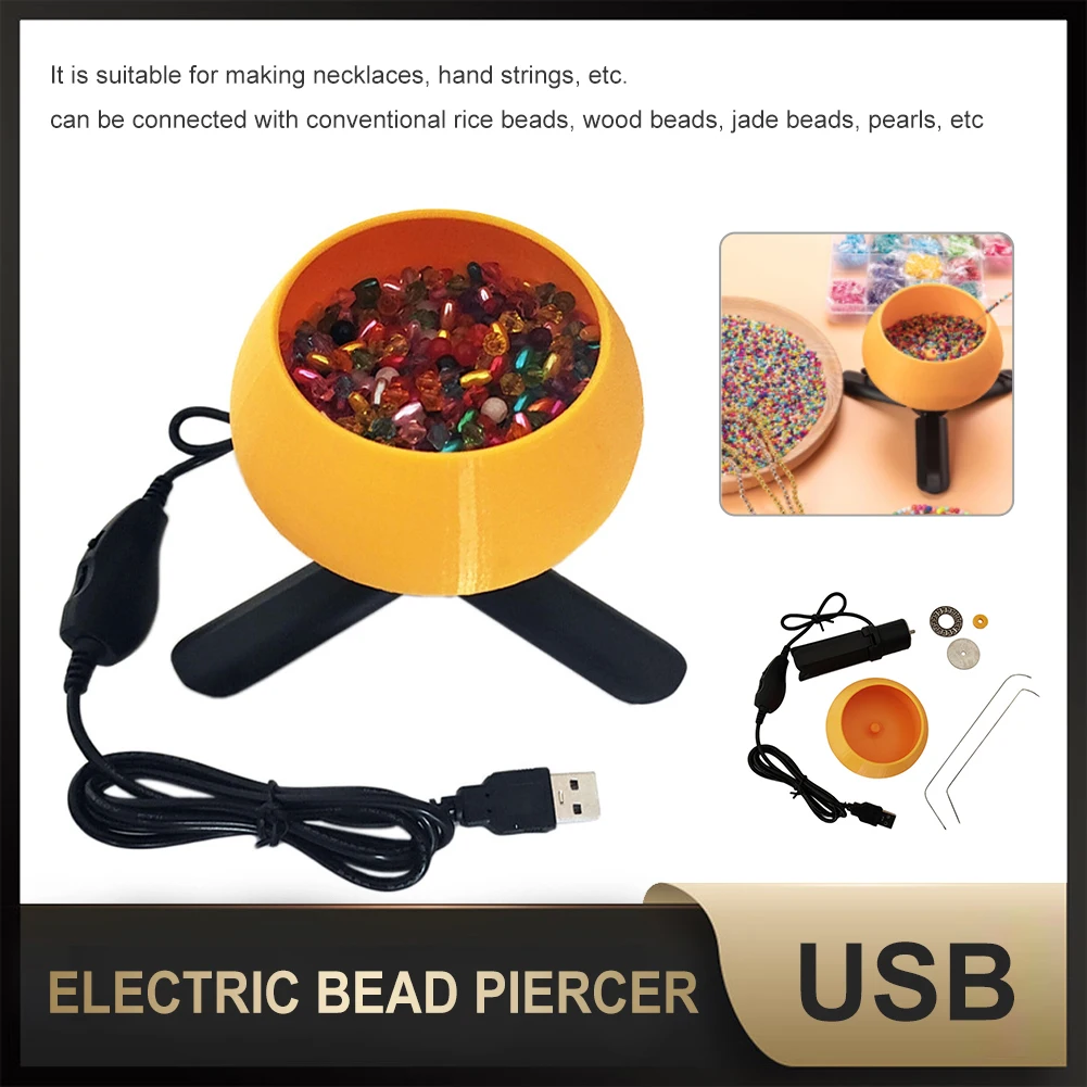 Electric Bead Spinner Kit, Adjustable Speed Spin Bead Loader For DIY Making Beads Necklace And Bracelets Threader Gifts
Electric Bead Spinner Kit, Adjustable Speed Spin Bead Loader For DIY Making Beads Necklace And Bracelets Threader Gifts