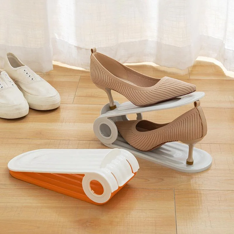 Two piece double layer shoe storage rack for space saving, adjustable height, Anti slip shoe organizer for home use
Two piece double layer shoe storage rack for space saving, adjustable height, Anti slip shoe organizer for home use