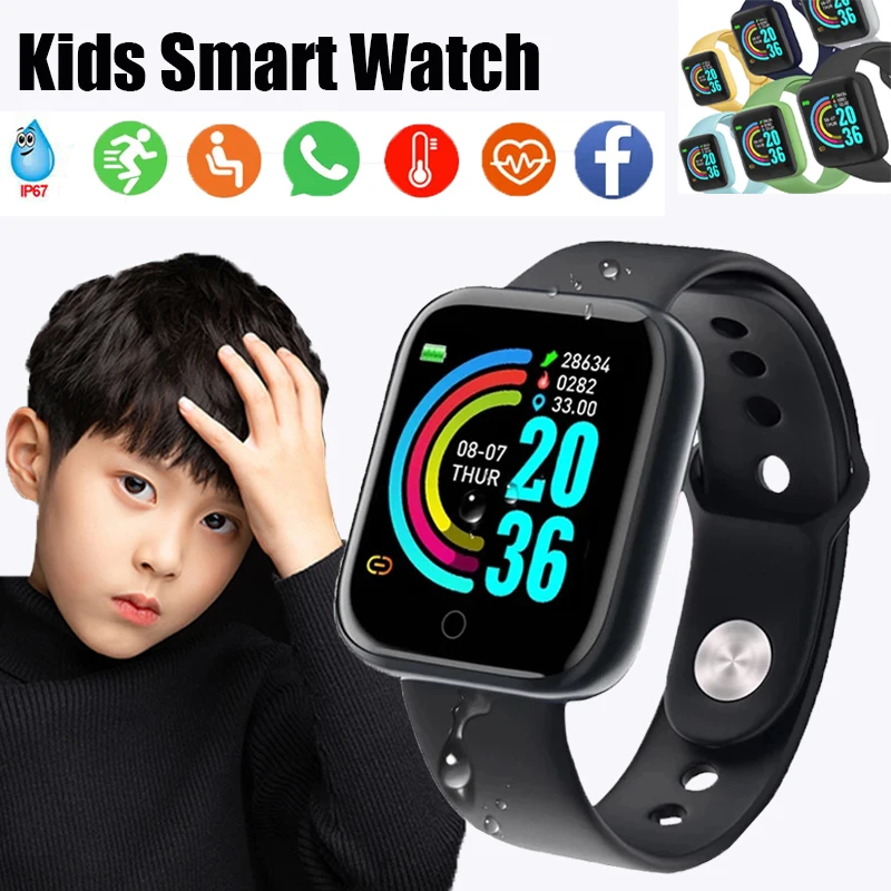 Bluetooth Smart connected child Fitness Tracker Digital Wrist Watch Y68 Smartwatch for Men Women Put Photo Children's Watches
Bluetooth Smart connected child Fitness Tracker Digital Wrist Watch Y68 Smartwatch for Men Women Put Photo Children's Watches