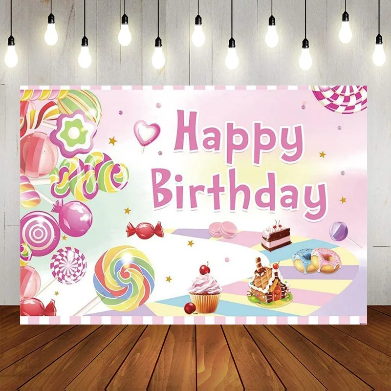 Donut Sweet Backdrop Candy Birthday Party Decoration Photoshoot Girl Happy Grow Up Party Banner Photography Background
Donut Sweet Backdrop Candy Birthday Party Decoration Photoshoot Girl Happy Grow Up Party Banner Photography Background