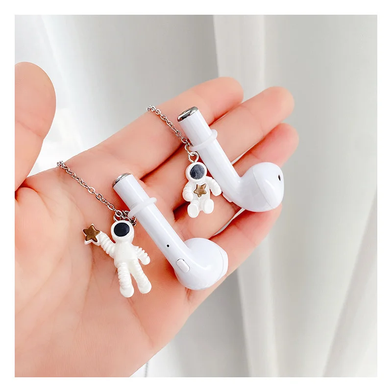 Earphone Strap For Airpods Anti Lost fashion spaceman Lanyard Pendent Necklaces For Bluetooth earphones Jewelry Accessories
Earphone Strap For Airpods Anti Lost fashion spaceman Lanyard Pendent Necklaces For Bluetooth earphones Jewelry Accessories