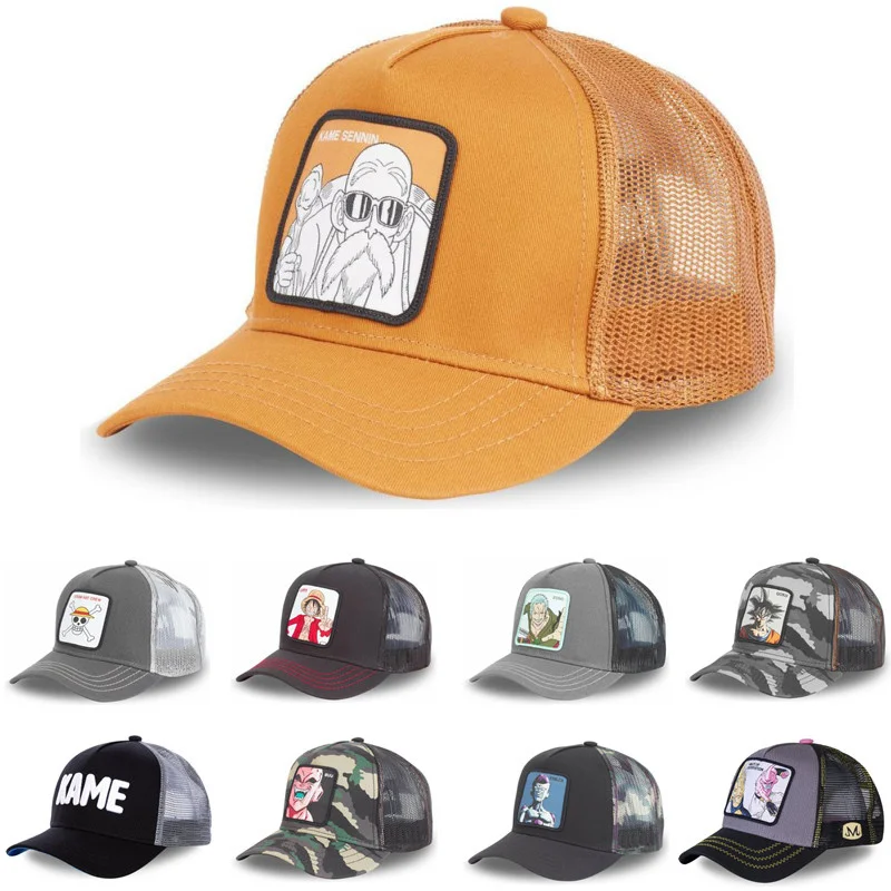 

New Brand animation All Styles Snapback Cotton Baseball Cap Men Women Hip Hop Dad Mesh Hat Trucker Hat Dropshipping