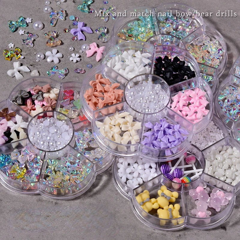 Cute Pearls for Nails Rhinestone Parts Korea Decoracion Uñas Parts Charms Gems Design Crystals 1box Teddy Bear Candy
Cute Pearls for Nails Rhinestone Parts Korea Decoracion Uñas Parts Charms Gems Design Crystals 1box Teddy Bear Candy