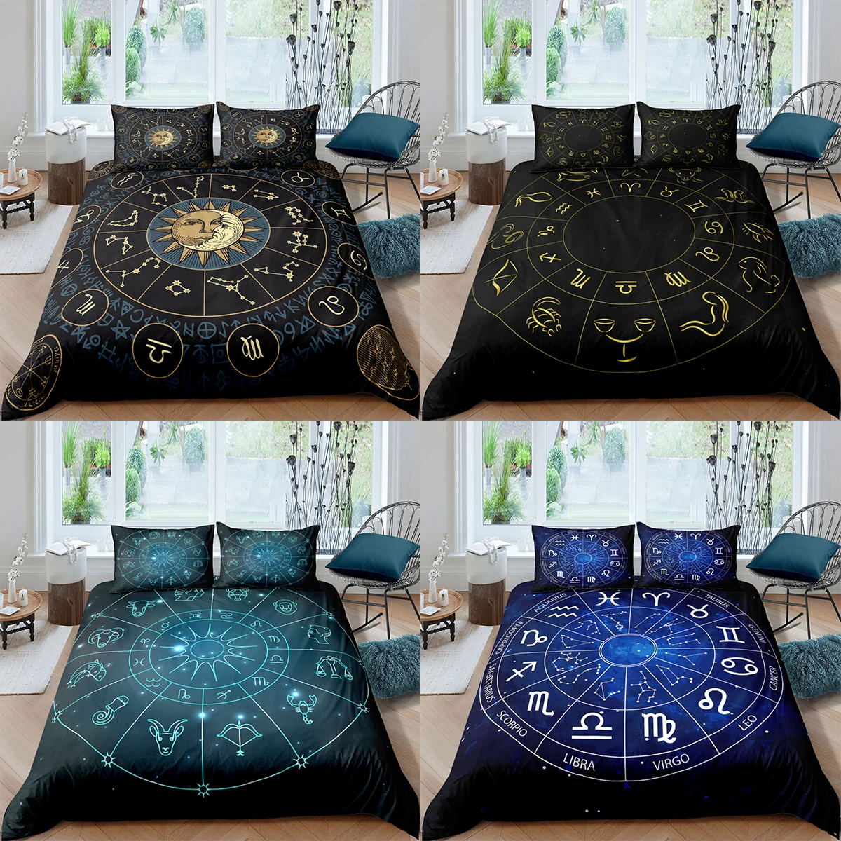 Home Textiles Luxury 3D Tarot Duvet Cover Set Pillowcase Constellation Bedding Set Queen and King Size Comforter Bedding Set
Home Textiles Luxury 3D Tarot Duvet Cover Set Pillowcase Constellation Bedding Set Queen and King Size Comforter Bedding Set