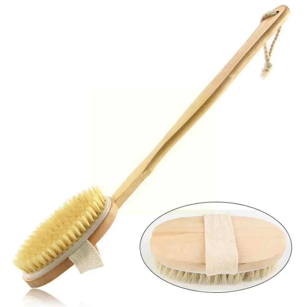 Wooden Back Brush Long Handle Bath Natural Bristles Shower Massager Wooden Brushes Exfoliating Dry Handle Brushing With Too Q5H4
Wooden Back Brush Long Handle Bath Natural Bristles Shower Massager Wooden Brushes Exfoliating Dry Handle Brushing With Too Q5H4