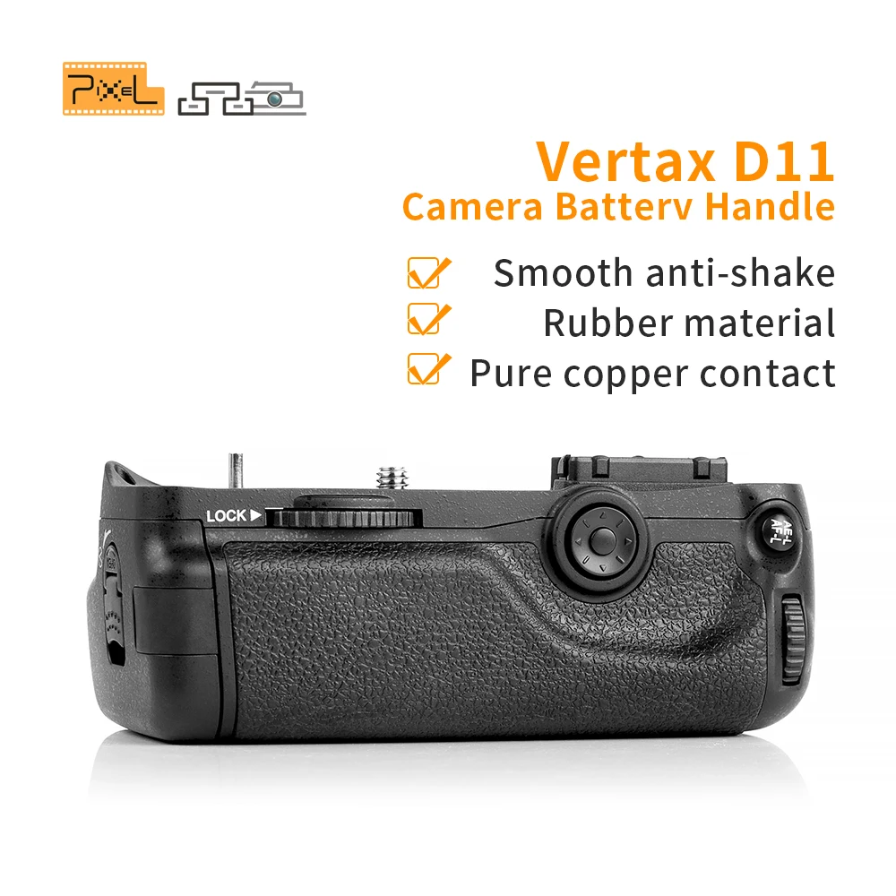 Pixel D11 Camera Battery Grip for Nikon D7000 With Vertical Shooting Handle Shutter Release Button DSLR Camera Accessories
Pixel D11 Camera Battery Grip for Nikon D7000 With Vertical Shooting Handle Shutter Release Button DSLR Camera Accessories