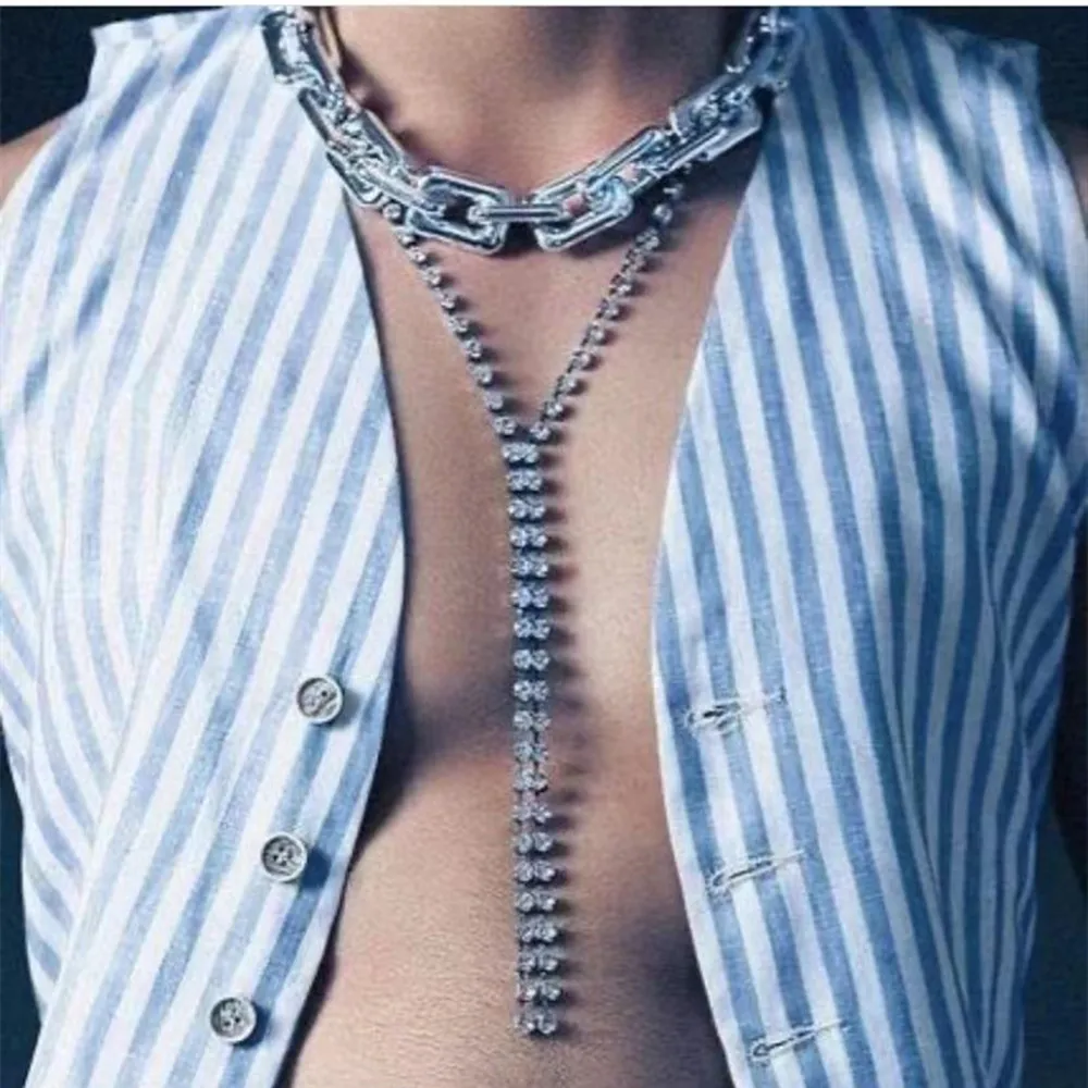 Luxury Crystal Long Tassel Y Shape Neckalce Choker Jewelry for Women Shiny Rhinestone One Row Irregular Collar Necklace Gift
Luxury Crystal Long Tassel Y Shape Neckalce Choker Jewelry for Women Shiny Rhinestone One Row Irregular Collar Necklace Gift
