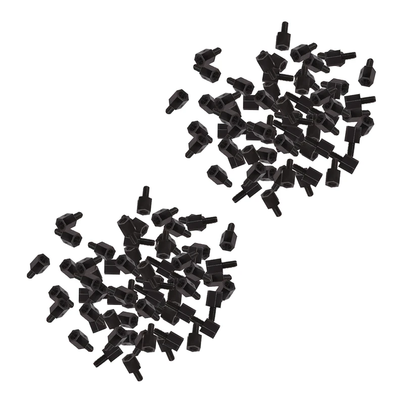 200X Motherboard Nylon Hex Standoff Threaded Spacer M3 Thread 6+6Mm Black
200X Motherboard Nylon Hex Standoff Threaded Spacer M3 Thread 6+6Mm Black