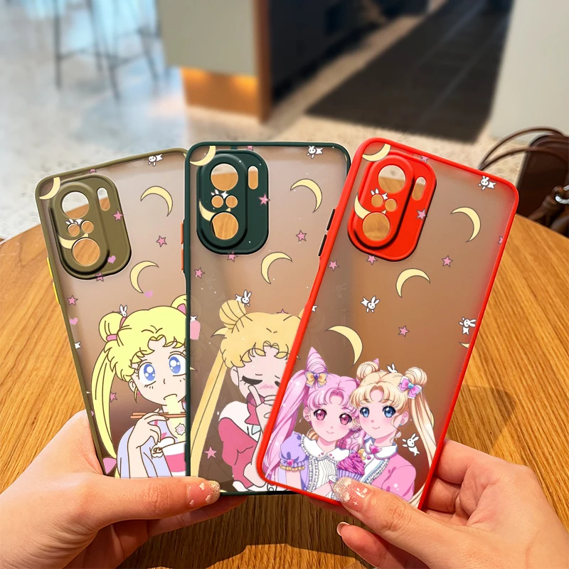 Cute Sailor Moon Love For Xiaomi Redmi K40 K30 Pro K20 10X 10 9C 9A 9T 9 8A 8 7A 7 6 5 Plus 4X Frosted Translucent Phone Case
Cute Sailor Moon Love For Xiaomi Redmi K40 K30 Pro K20 10X 10 9C 9A 9T 9 8A 8 7A 7 6 5 Plus 4X Frosted Translucent Phone Case