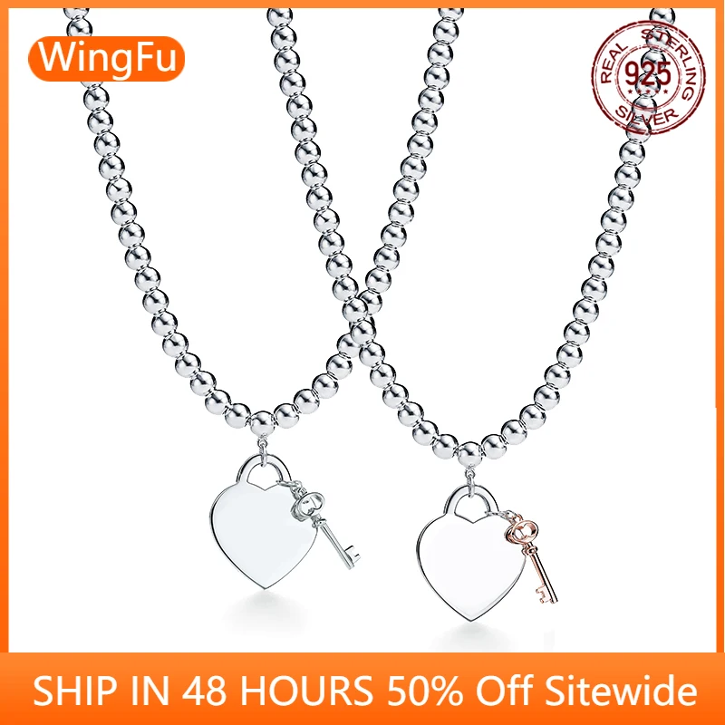 Модное женское классическое ожерелье из бисера 4 мм, кулон с большой любовью и маленьким ключом, Милый милый подарок на день рождения
Модное женское классическое ожерелье из бисера 4 мм, кулон с большой любовью и маленьким ключом, Милый милый подарок на день рождения
