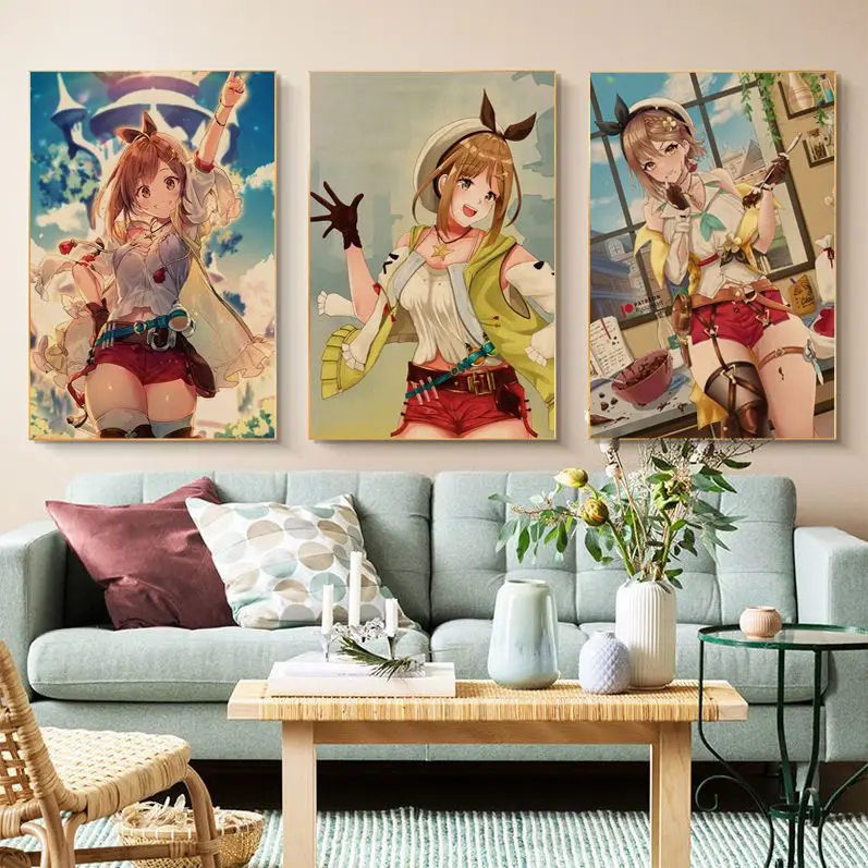 Atelier Ryza Anime Posters Vintage Room Home Bar Cafe Decor Vintage Decorative Painting
Atelier Ryza Anime Posters Vintage Room Home Bar Cafe Decor Vintage Decorative Painting